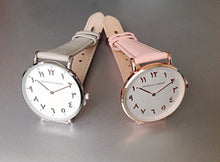 Charger l&#39;image dans la galerie, Crystal  Pink leather