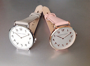 Crystal  Pink leather