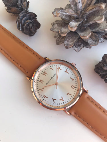 Camel et silver (bague gold rose)